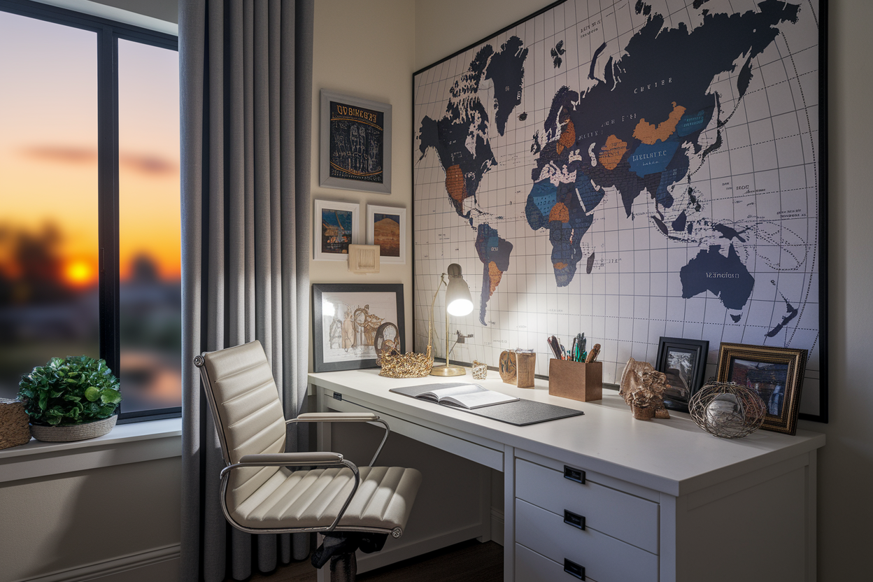 Aménager un coin bureau inspiré de vos destinations favorites