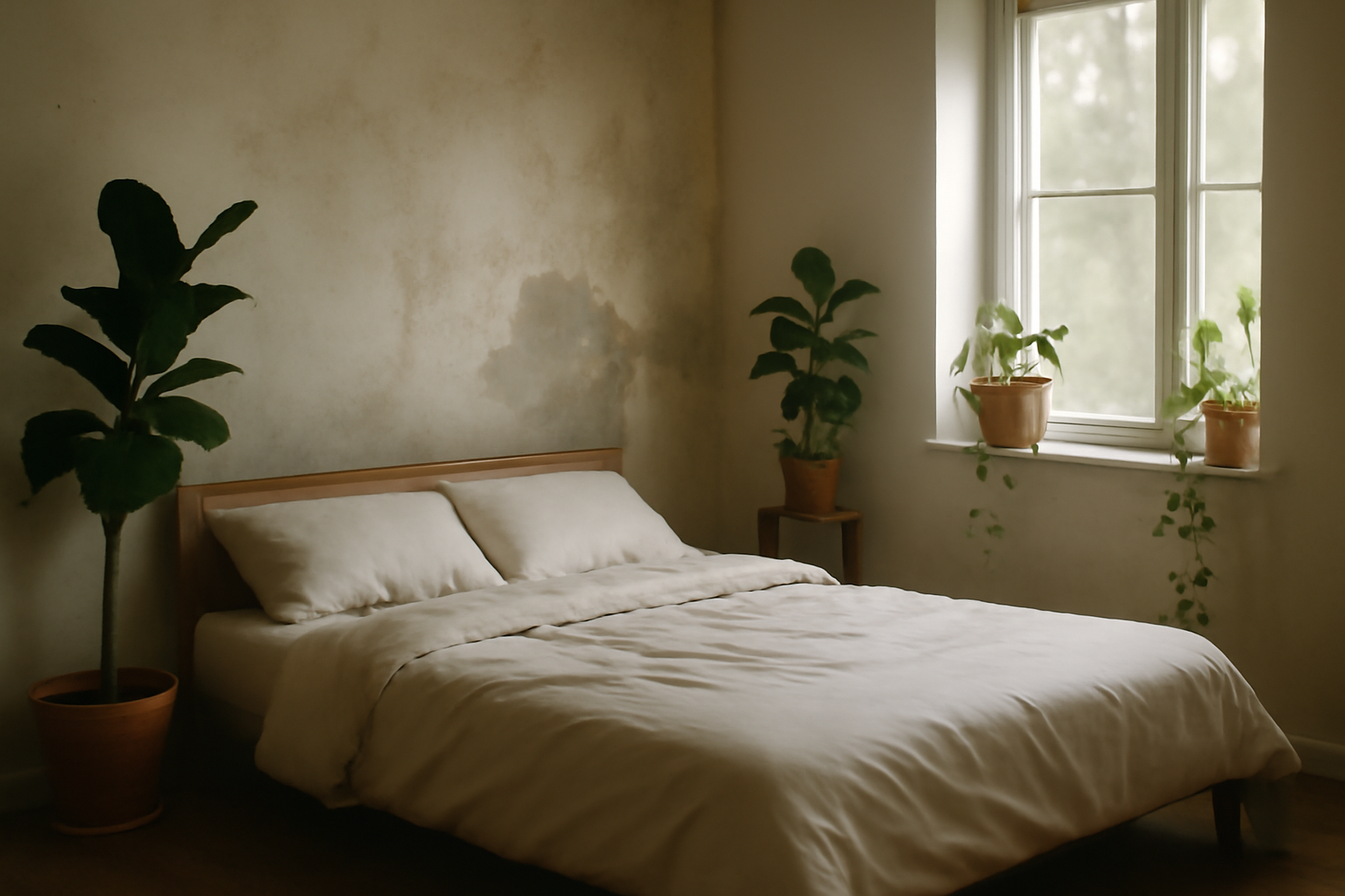 Humidité dans la chambre : conséquences sur la santé et solutions durables