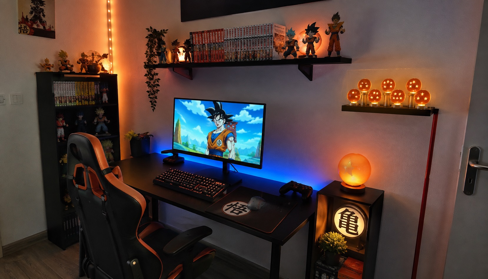 Décoration Dragon Ball Z : création d&rsquo;une gaming room de A à Z